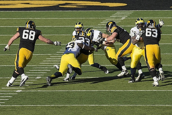 Mario Ojemudia (53), Ben Gedeon (42), and Quinton Washington (76)