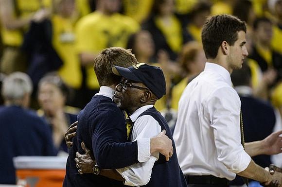 Spike Albrecht (2)and Austin Hatch