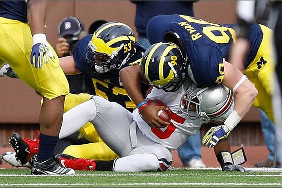 Ryan Van Bergen (53) and Jake Ryan (90)
