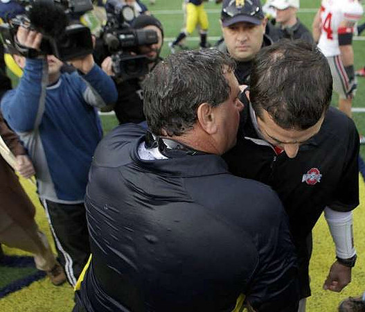 Brady Hoke and Luke Fickell
