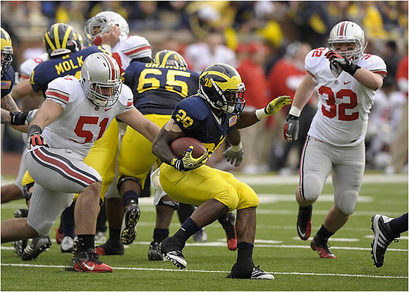 David Molk (50), Patrick Omameh (65), and Fitzgerald Toussaint (28)