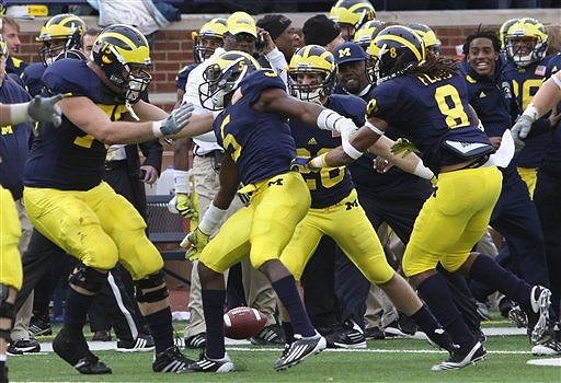 Michael Schofield (75), Courtney Avery (5), Matthew Cavanaugh (28), and J.T. Floyd (8)