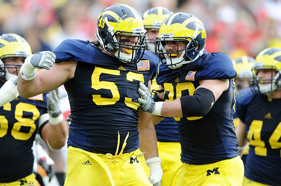 Mike Martin (68), Ryan Van Bergen (53), Craig Roh (88), and Desmond Morgan (44)