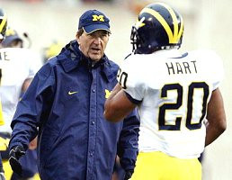 Lloyd Carr and Michael Hart