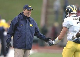 Lloyd Carr and Chad Henne