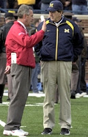 Lloyd Carr and Jim Tressel