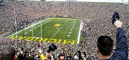 112,118 Michigan Fans