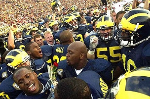 Marlin Jackson (3), Larry Stevens (13), Leon Hall (29), and Andy Christopfel (55)