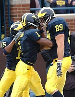 Tyler Ecker (89), Steve Breaston (15), and Braylon Edwards (1)