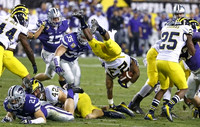 Delano Hill (44), Ben Gedeon (42), Dennis Norfleet (23), and Dymonte Thomas (25)