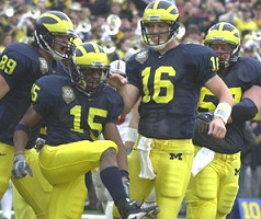 Steve Breaston (15), John Navarre (16), Tyler Ecker (89), and Dave Pearson (57)