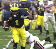 Braylon Edwards (1), Tony Pape (77), and David Baas (75)