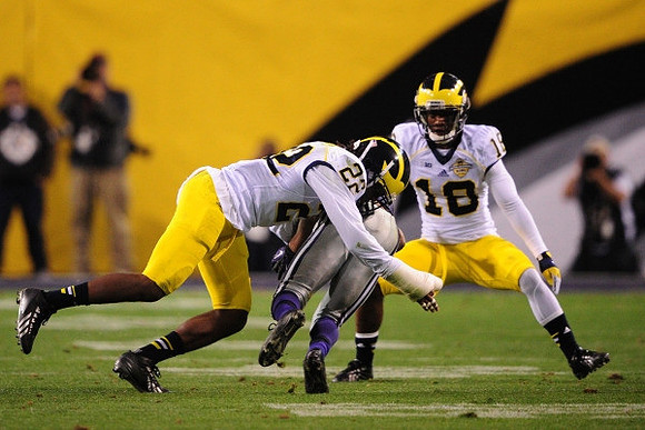 Jarrod Wilson (22) and Blake Countess (18)
