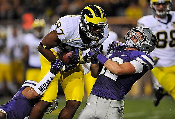 Devin Funchess (87) and Jake Butt (88)