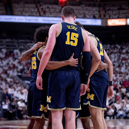 Eli Brooks (55), Jon Teske (15), and Franz Wagner (21)