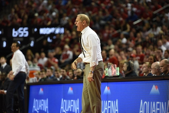 Nebraska Head Coach Tim Miles and John Beilein