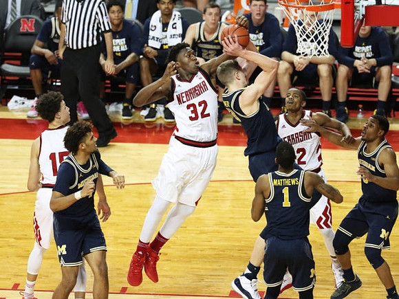 Isaiah Livers (4), Moritz Wagner (13), Charles Matthews (1), and Jaaron Simmons (5)
