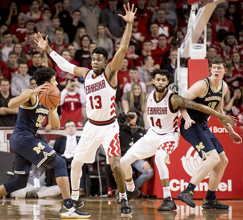 Eli Brooks (55) and Jon Teske (15)