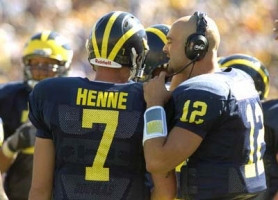 Chad Henne (7) and Matt Gutierrez (12)