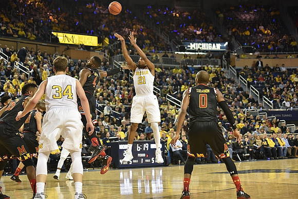 Mark Donnal (34) and Zak Irvin (21)