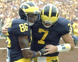 Mario Manningham and Chad Henne