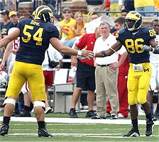 Mark Bihl and Mario Manningham