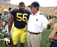 LaMarr Woodley and Lloyd Carr