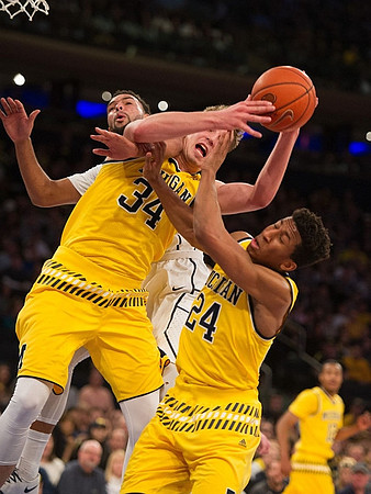 Mark Donnal (34) and Aubrey Dawkins (24)