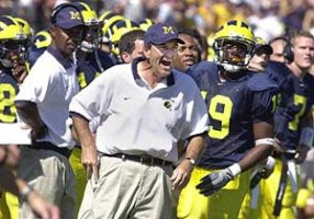 Fred Jackson, Lloyd Carr, Eric Campbell, Ronald Bellamy (19), and Spencer Brinton (7)