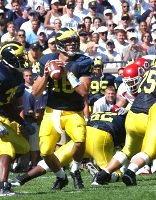 John Navarre (16), B.J. Askew (35), Courtney Morgan (62), and David Baas (75)