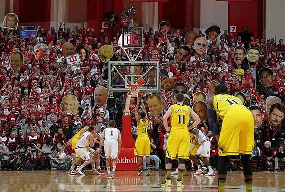 Mitch McGary (4), Trey Burke (3), Nik Stauskas (11), and Tim Hardaway Jr. (10)