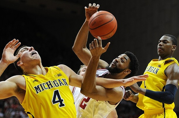 Mitch McGary (4) and Glenn Robinson III (1)