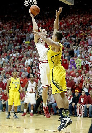Mitch McGary (4) and Trey Burke (3)
