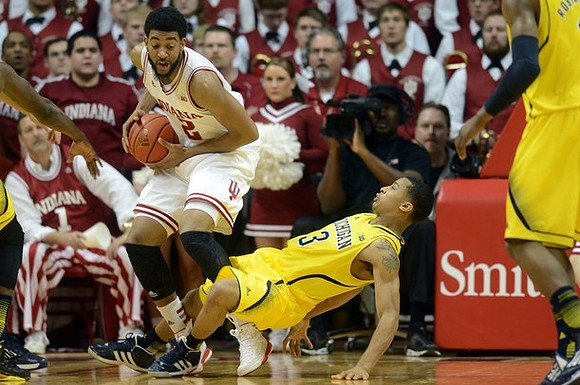 Trey Burke (3) and Glenn Robinson III (1)
