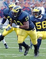 Larry Stevens (13) and Roy Manning (58)
