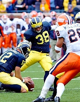 Garrett Rivas (38) and Matt Gutierrez (12)