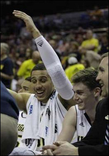 Jordan Morgan (52) and Stu Douglass (1)