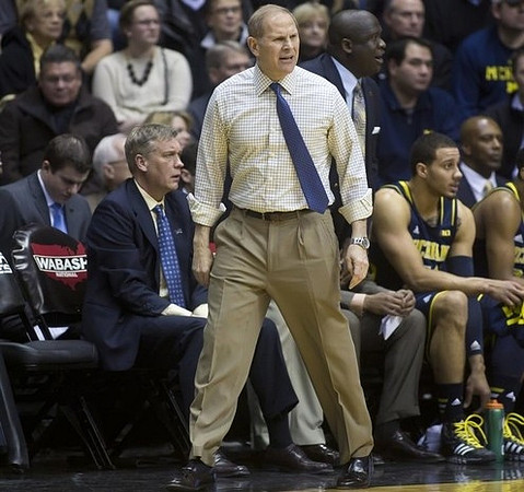 Jeff Meyer, John Beilein, and Jordan Morgan (52)