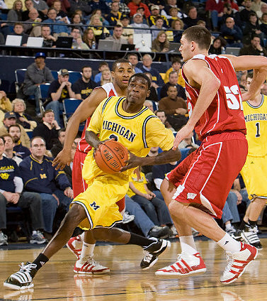 Manny Harris (3) and Stu Douglass (1)