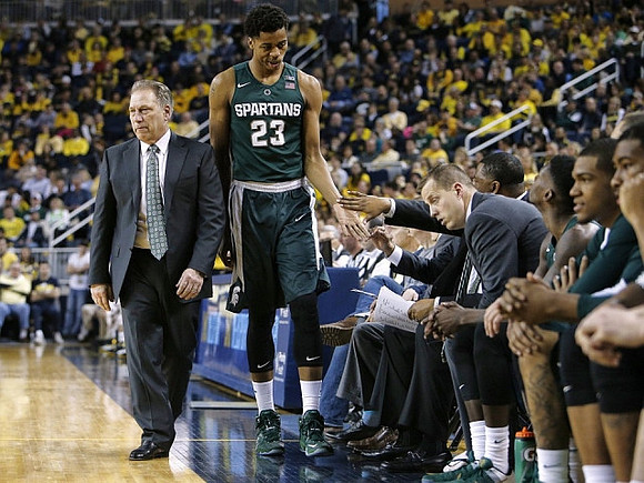 Michigan State Head Coach Tom Izzo