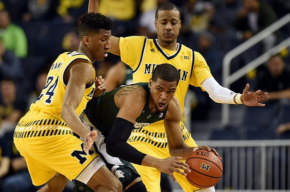 Aubrey Dawkins (24) and Muhammad-Ali Abdur-Rahkman (12)