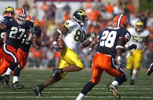 Braylon Edwards (80) and Dave Pearson (57)