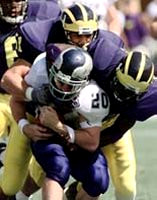 Tommy Hendricks (41) and Eric Brackins (51)