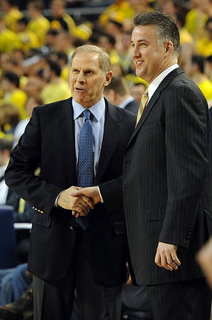 John Beilein and Purdue Head Coach Matt Painter