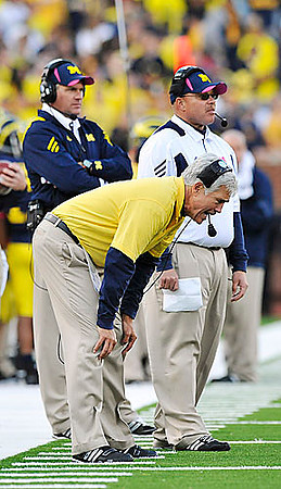 Rich Rodriguez and Greg Robinson