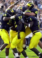 Anthony Thomas (32), Ronald Bellamy (19), David Terrell (1), and Eric Rosel (40)