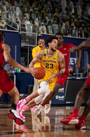 Juwan Howard and Brandon Johns Jr. (23)