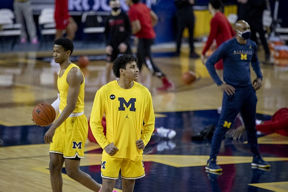 Zeb Jackson (3), Eli Brooks (55), and Saddi Washington