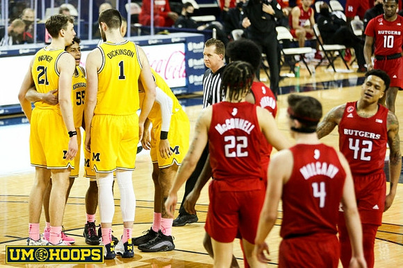 Franz Wagner (21), Eli Brooks (55), and Hunter Dickinson (1)