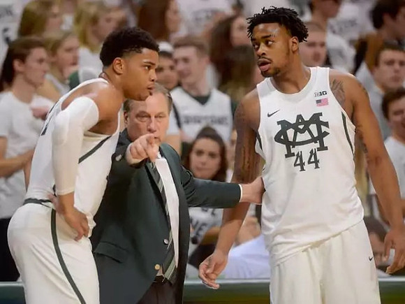 Michigan State Head Coach Tom Izzo